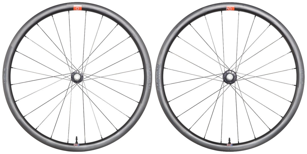 Astral Veil3 Carbon Tubeless 700c Disc Road Bike Wheelset Shimano 11s CLD White