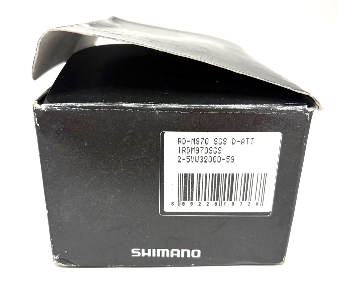 Shimano XTR RD-M970 SGS 9 Spd Mtn Bike Rear Derailleur Carbon Long Cage Vintage