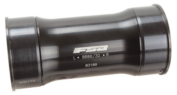 FSA BB86-BB386 EVO Bottom Bracket Road Bike Stainless Bearings 30mm Spindle
