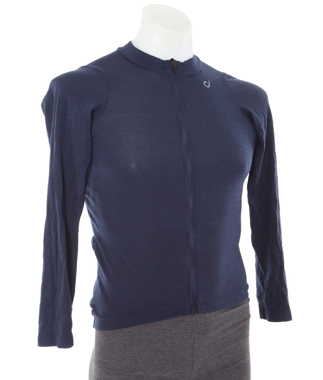 Velocio Concept Merino Long Sleeve Cycling Jersey Men MEDIUM Blue Road Gravel