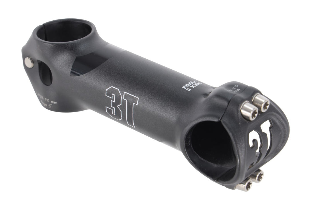 3T ARX II Team Alloy Road Bike Stem 31.8x 110mm BLACK 6º 1-1/8"