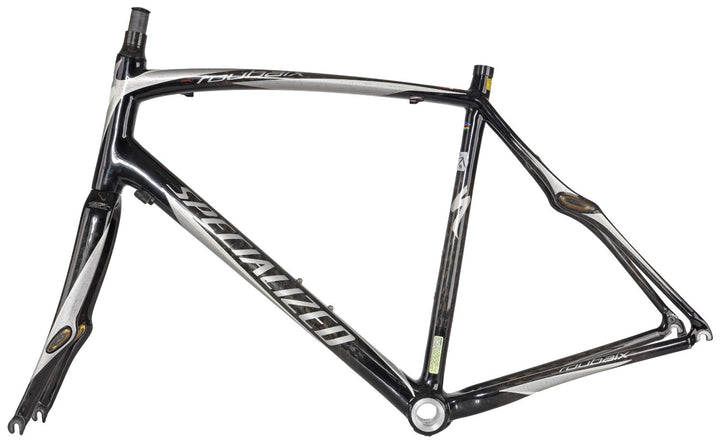 Specialized Roubaix Pro Carbon Road Bike Frameset 58cm BLACK 700c QR Rim 2008