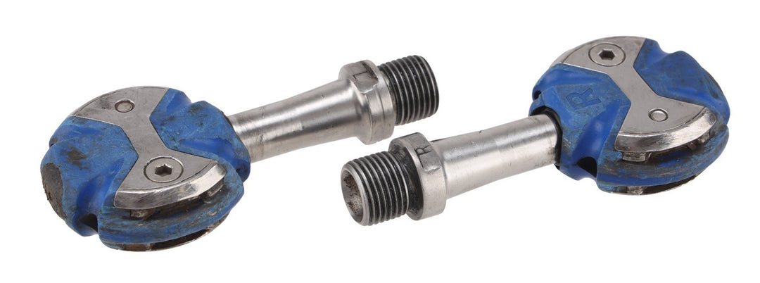 Speedplay Zero Clipless Road Bike Pedals BLUE 53mm Stainless Spindle Triathlon