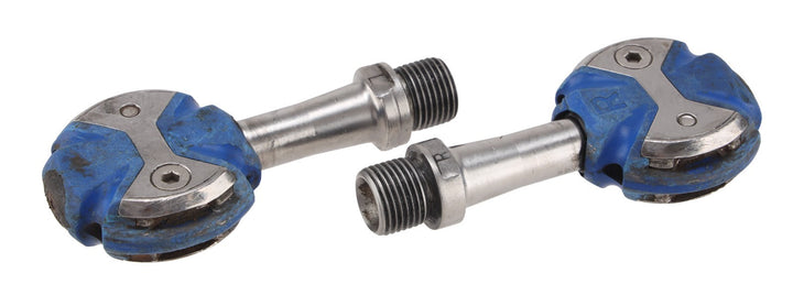 Speedplay Zero Clipless Road Bike Pedals BLUE 53mm Stainless Spindle Triathlon