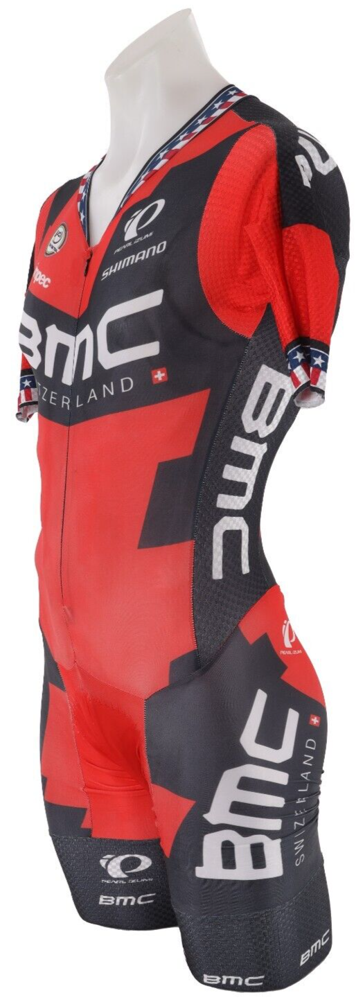 Pearl Izumi BMC Pro Cycling Team Short Slv Mach 5 Speedsuit Men MEDIUM USA Champ