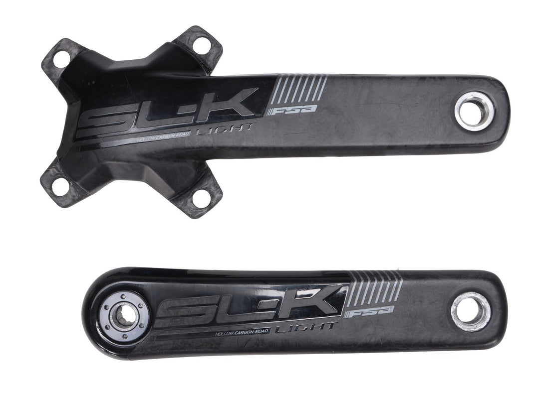 FSA SL-K Light Carbon Road Bike Crankset 175mm 110BCD BB386EVO No Chainrings