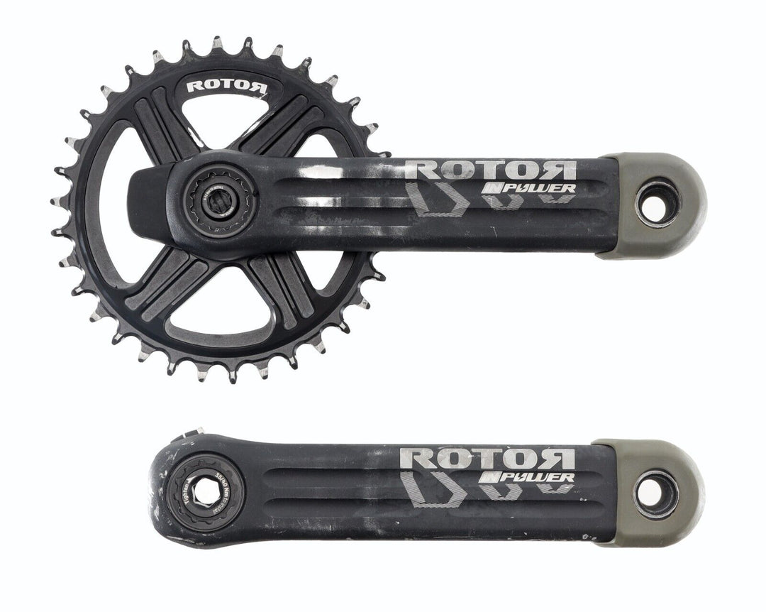 Rotor INpower Power Meter Crankset DM 175mm 34T Direct Mount Mountain Bike MTB