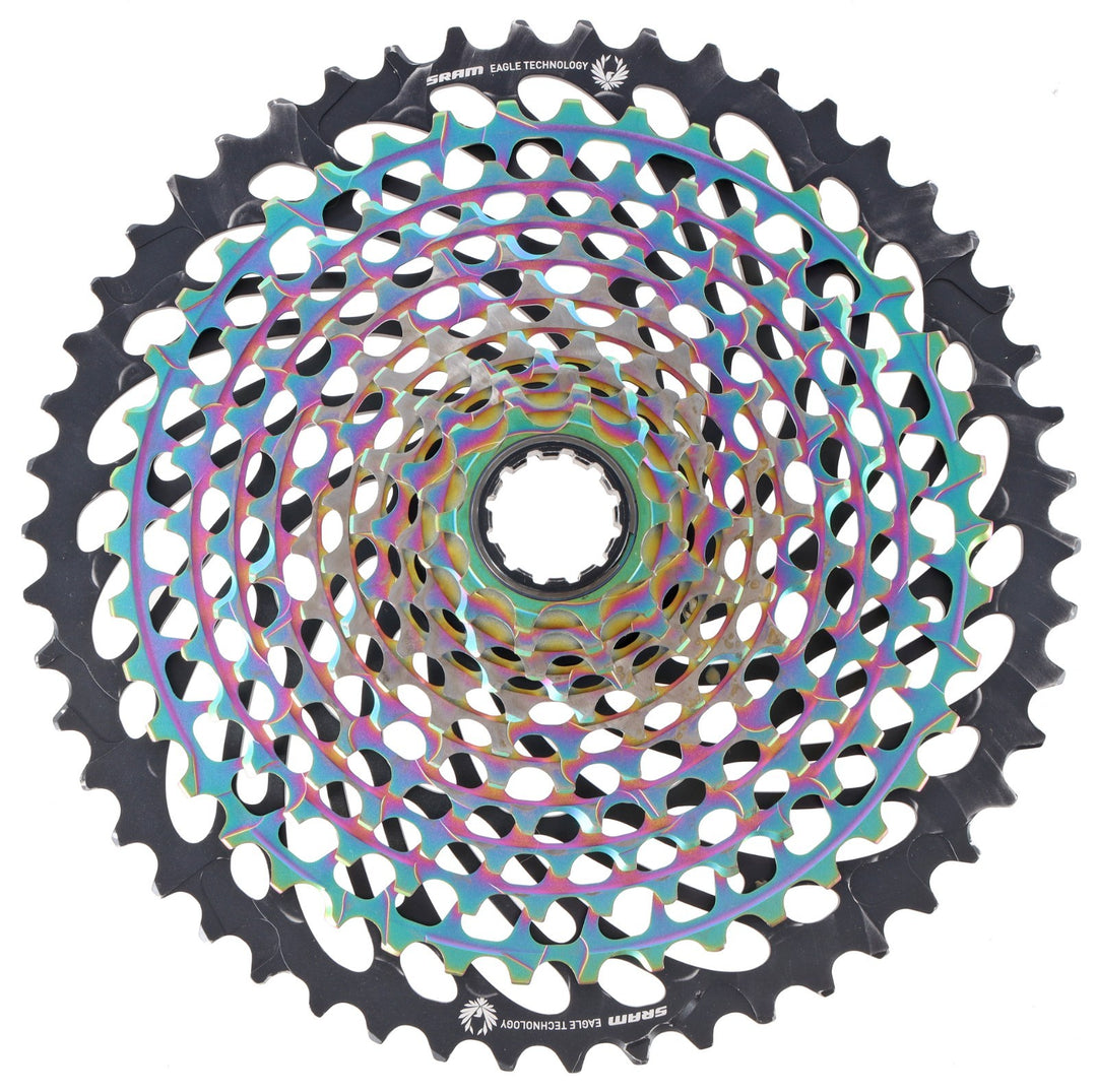 SRAM XX1 Eagle XG-1299 AXS 12s Mountain Bike Cassette 10-50T Rainbow XD 500% MTB