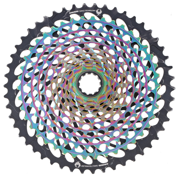 SRAM XX1 Eagle XG-1299 AXS 12s Mountain Bike Cassette 10-50T Rainbow XD 500% MTB