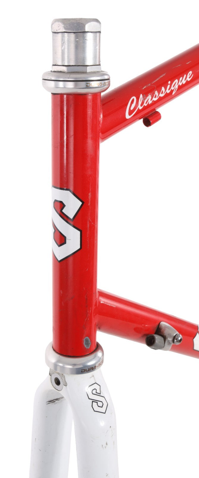 Serotta Classique Steel Road Bike Frameset 60cm Carbon Fork RED 700c Reynolds