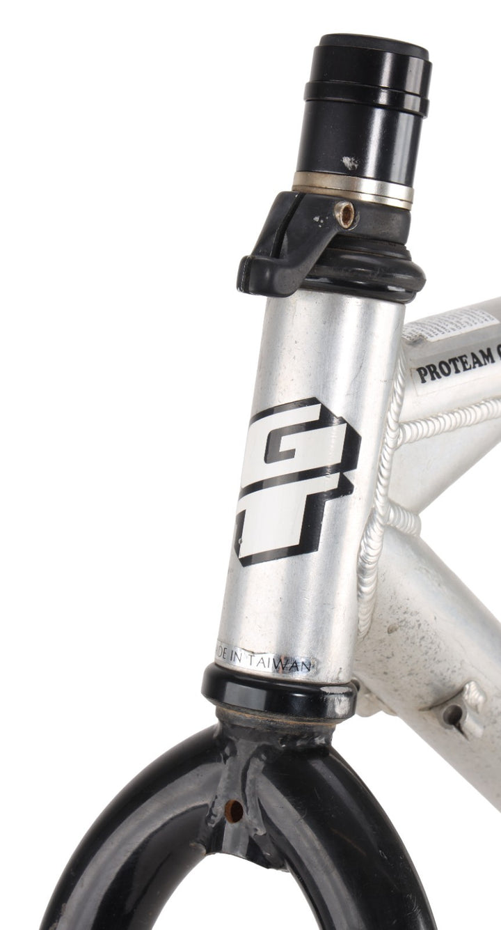 GT Avalanche Alloy 26" MTB Frameset LG Silver Rim Brake Triple Triangle '90s