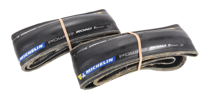 Michelin Power Road Bike Tubeless Tires 700 x 32c PAIR Race BLACK Cycling
