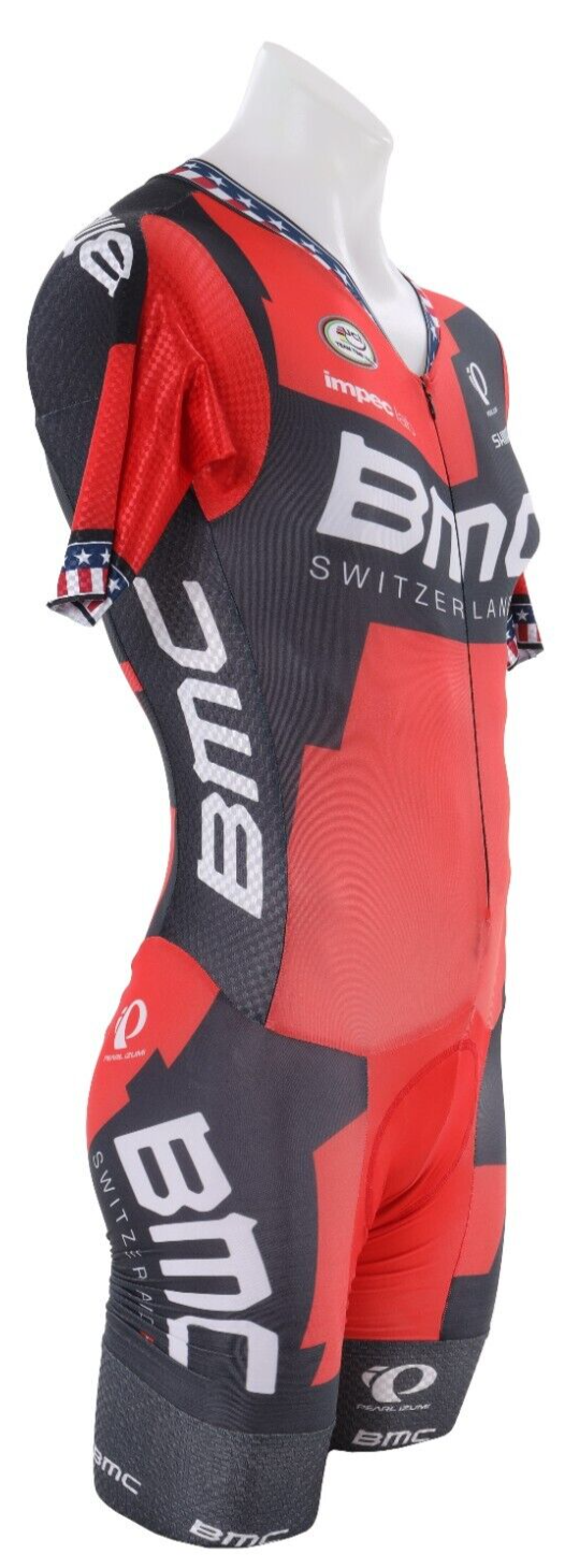 Pearl Izumi BMC Pro Cycling Team Short Slv Mach 5 Speedsuit Men MEDIUM USA Champ