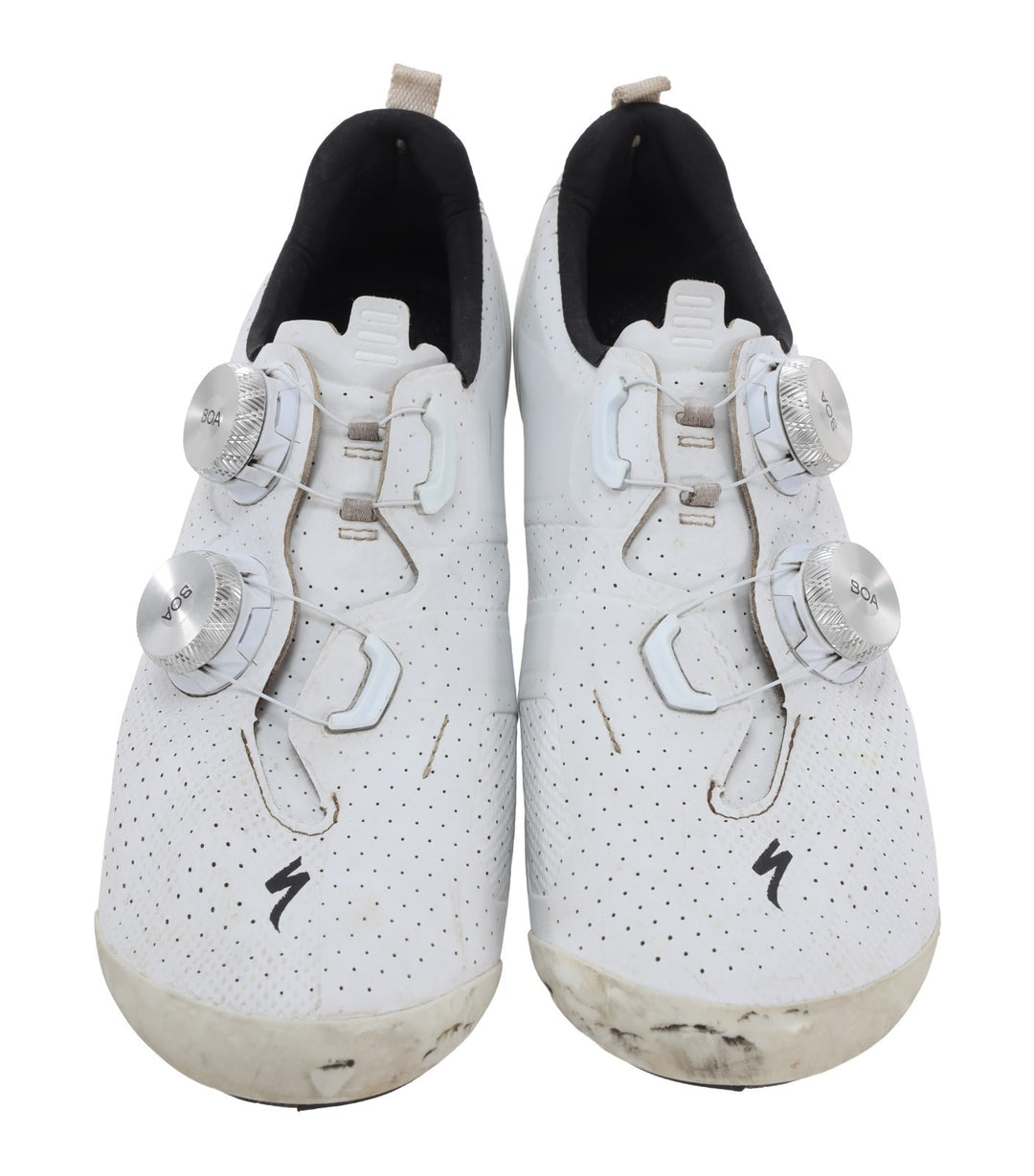 Specialized S-Works Torch Carbon Road Bike Shoes EU 38.5 Mens US 6 WHITE 3-Bolt