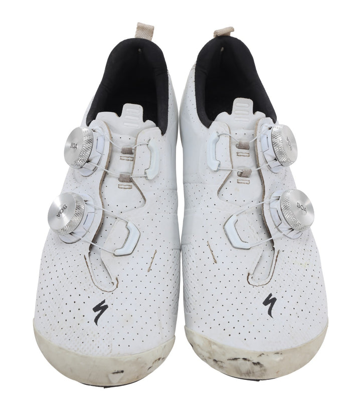 Specialized S-Works Torch Carbon Road Bike Shoes EU 38.5 Mens US 6 WHITE 3-Bolt