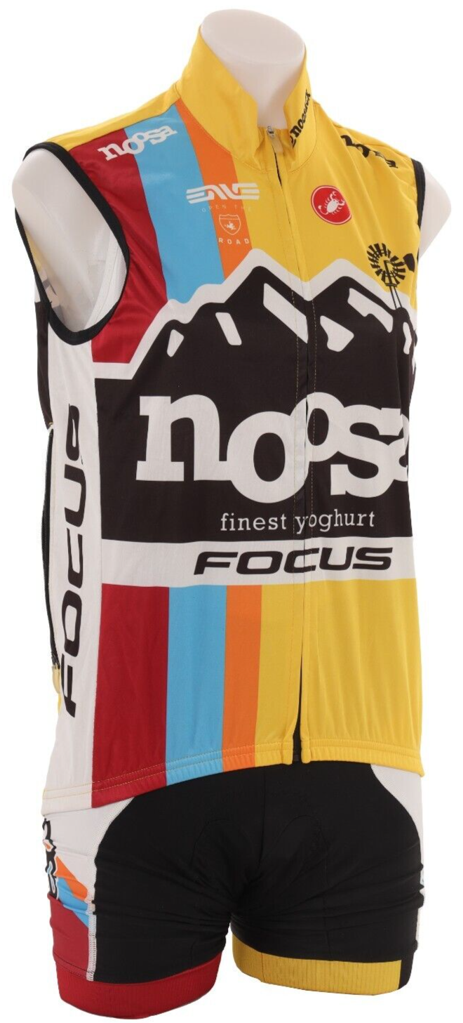 Castelli Noosa Pro CX Team Cycling Bundle Kit Men SML/MED/LRG Vest Jacket Bibs