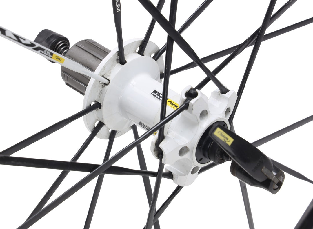 Mavic Ksyrium SLS 11s Alloy Clincher Road Wheelset 700c Shimano QR ***FOR PARTS