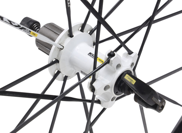 Mavic Ksyrium SLS 11s Alloy Clincher Road Wheelset 700c Shimano QR ***FOR PARTS