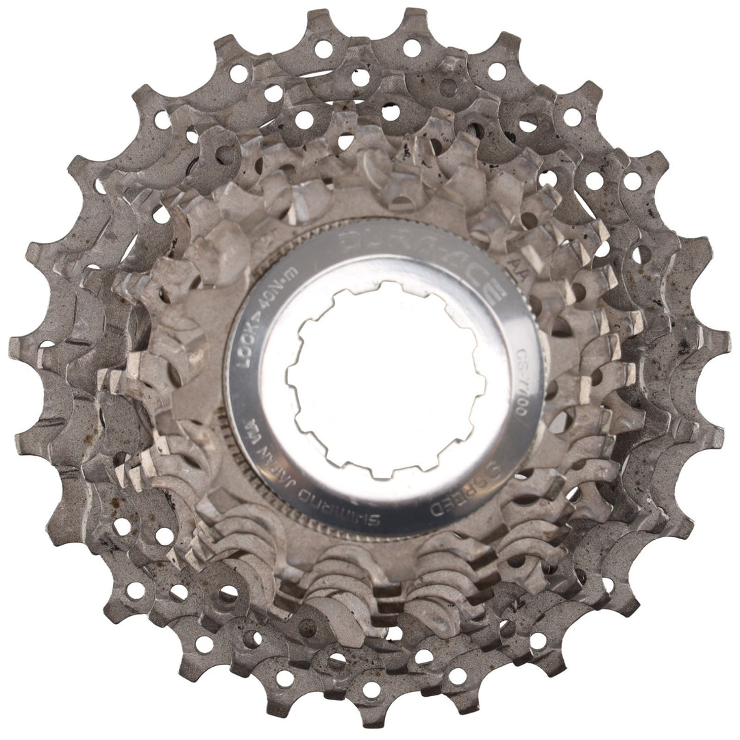 Shimano Dura-Ace CS-7700 9 Speed Road Bike Cassette 12-23T Titanium Hyperglide