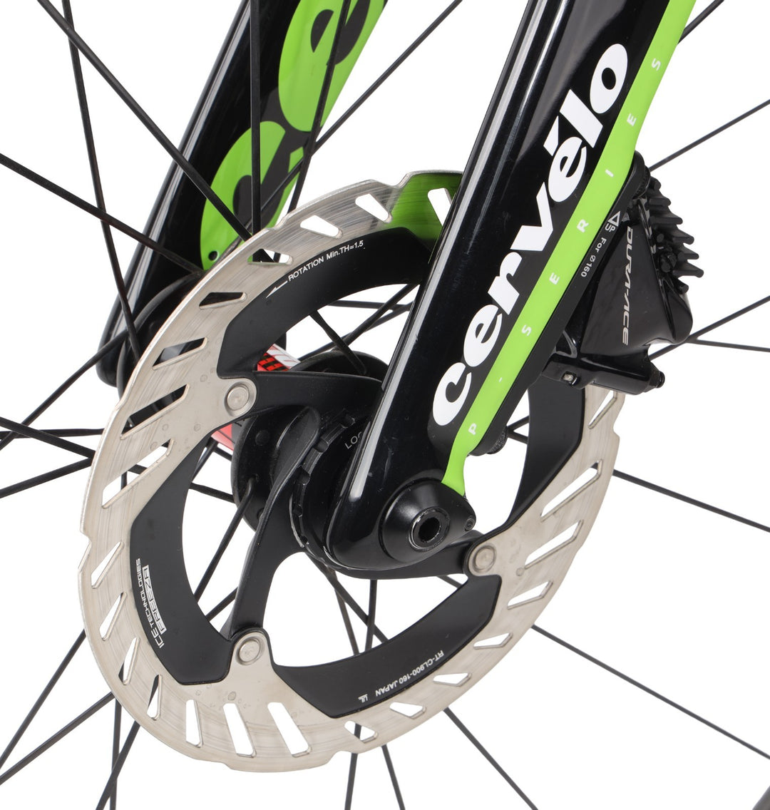 Cervelo P5 Disc Carbon Triathlon Bike 51cm BLCK/GRN 2x 11 Spd Dura-Ace Di2 2020