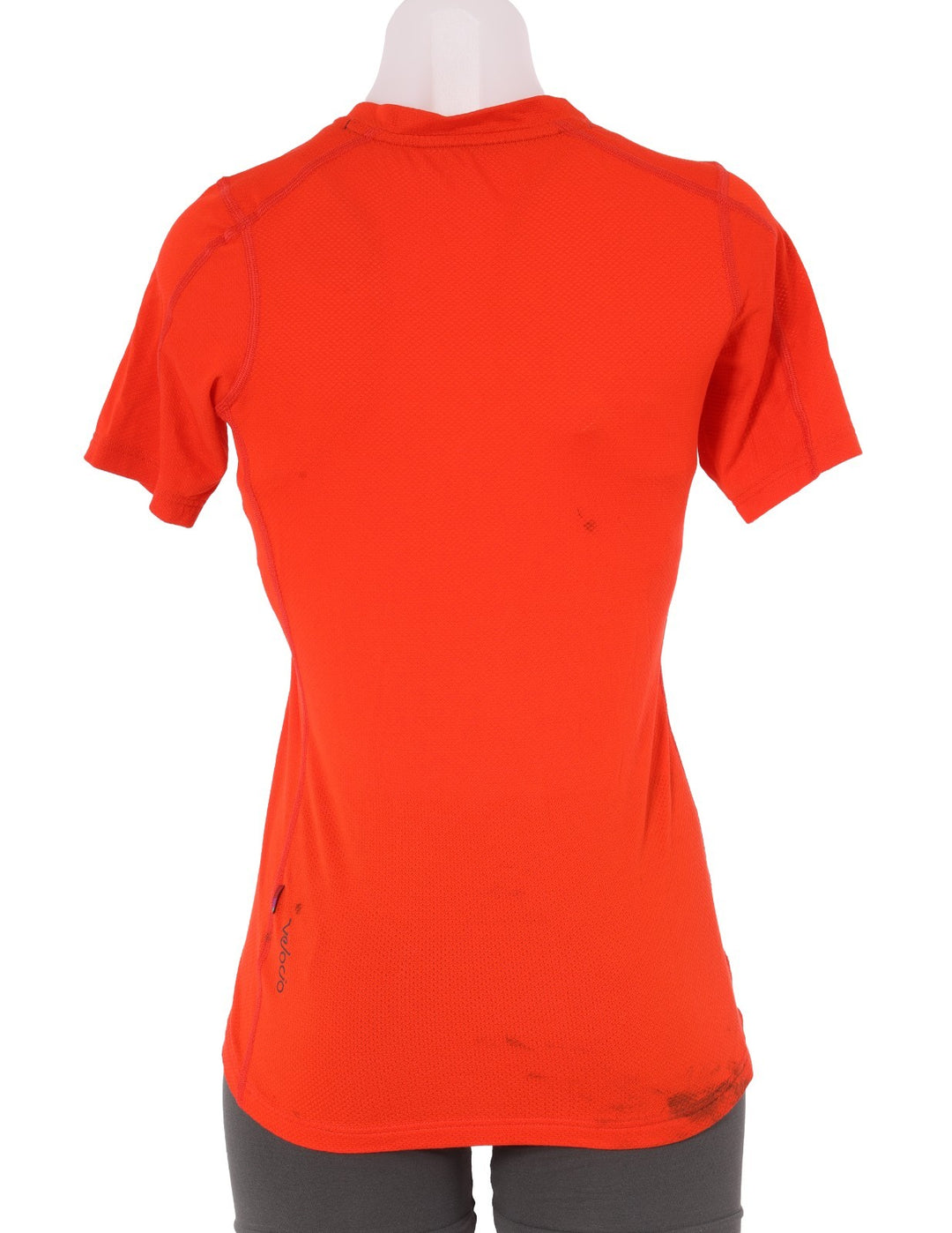 Velocio Radiator Mesh Short Sleeve Cycling Tee Women XS Orange Trail Gravel CX
