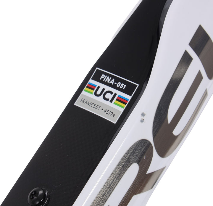 Pinarello Dogma F Disc Carbon Road Bike Frameset 54cm Crystal White Italy 2023