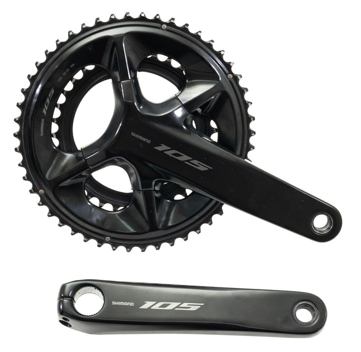 Shimano 105 FC-R7100 2x 12 Spd Road Bike Crankset 172.5mm 50/34T Compact Alloy