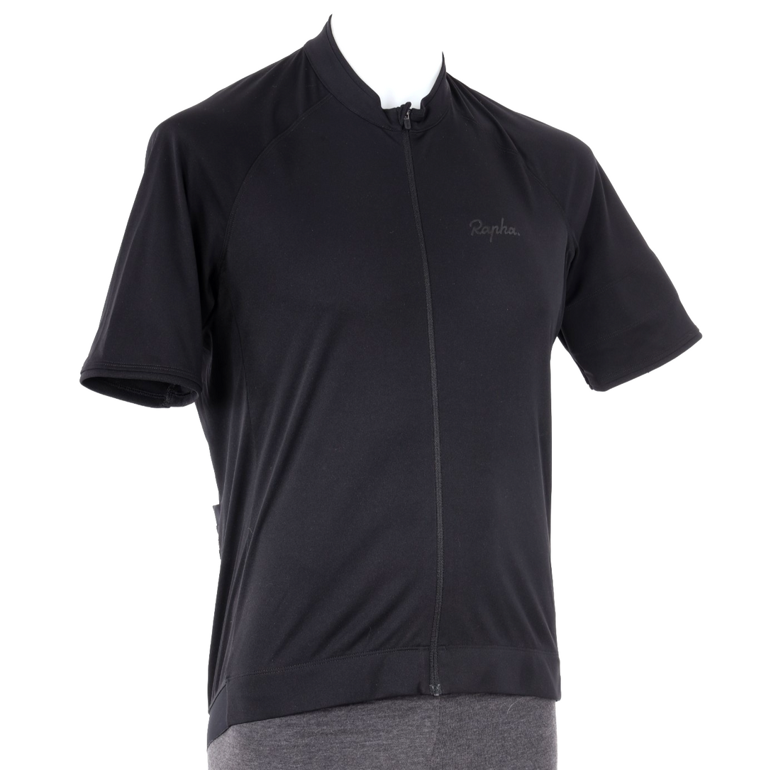 Rapha Core Short Sleeve Jersey Men XL Black Road Bike Gravel Cycling Race CX