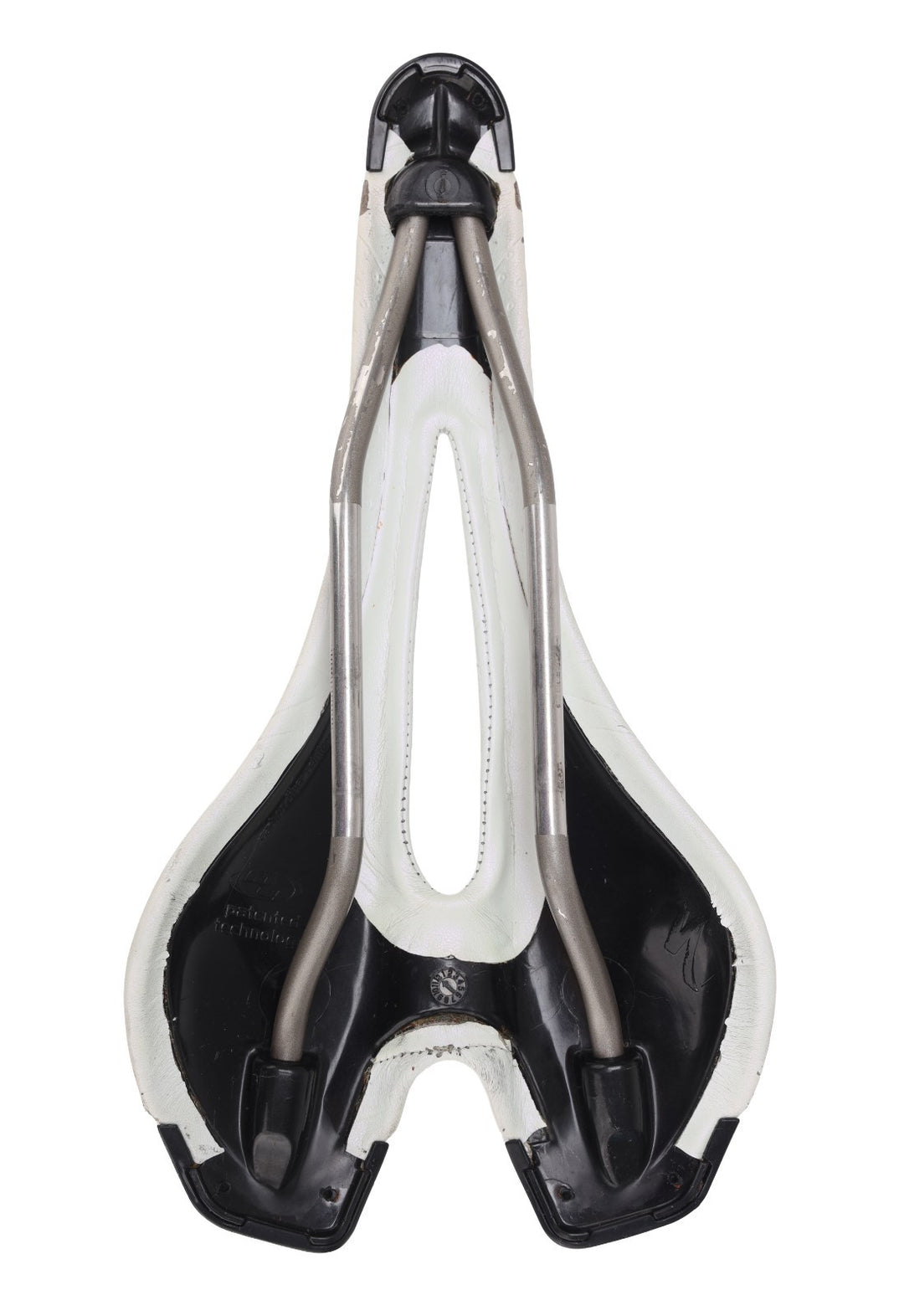 Specialized BG Toupe Ti Road Bike Saddle 143mm WHITE 7 x 7mm Titanium Rail