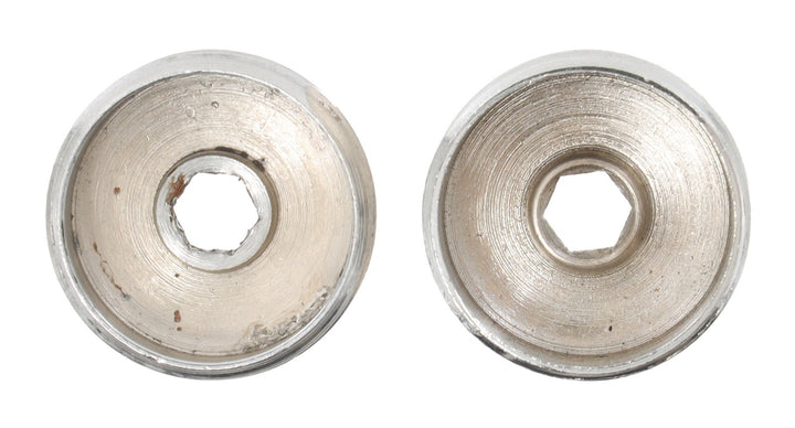 Campagnolo Crankset Dust Cap SET Patent Vintage Road Bike Silver Steel L'Eroica
