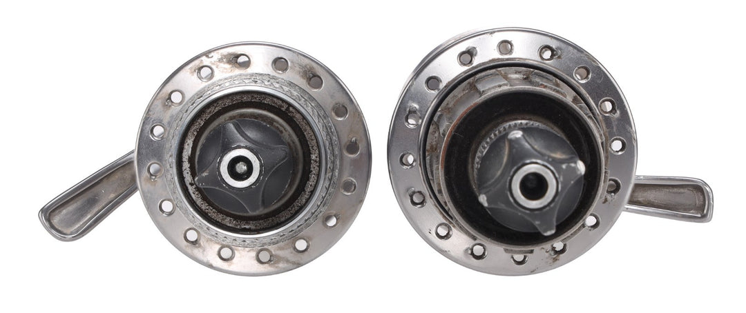 Shimano XTR M965 9 Speed Mountain Bike Hub Set 32H F + R QR CL Disc 100/135mm