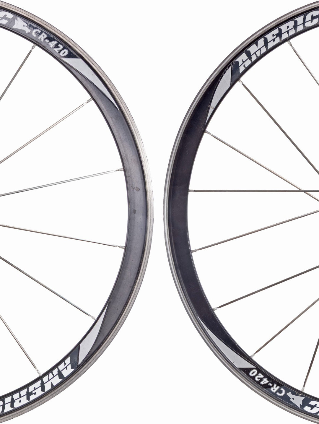 American Classic CR-420 Alloy Clincher 10s Road Wheelset 700c Shimano QR Rim Tri