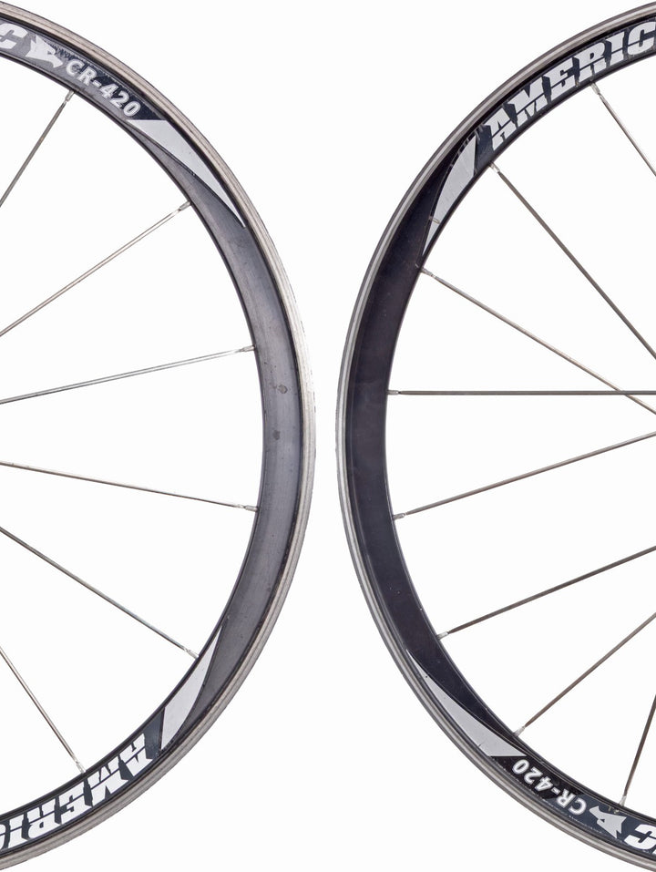 American Classic CR-420 Alloy Clincher 10s Road Wheelset 700c Shimano QR Rim Tri