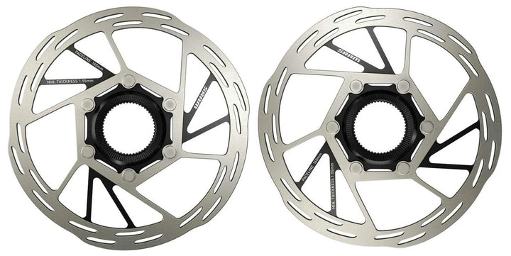 SRAM Paceline Road Bike Centerlock Disc Brake Rotors Rounded 160mm 1 PAIR Gravel