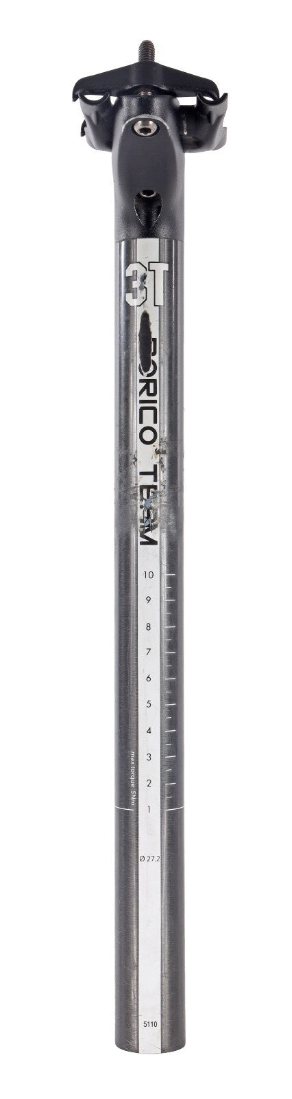 3T Dorico Team Carbon Road Bike Seatpost 27.2 x 350mm 25mm Offset Gravel 7 x 7mm