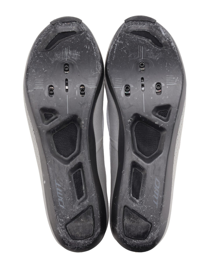 DMT KR0 Knit Road Bike Shoes EU 47 US Men 13 BOA GREY/ORANGE 3-Bolt Gravel