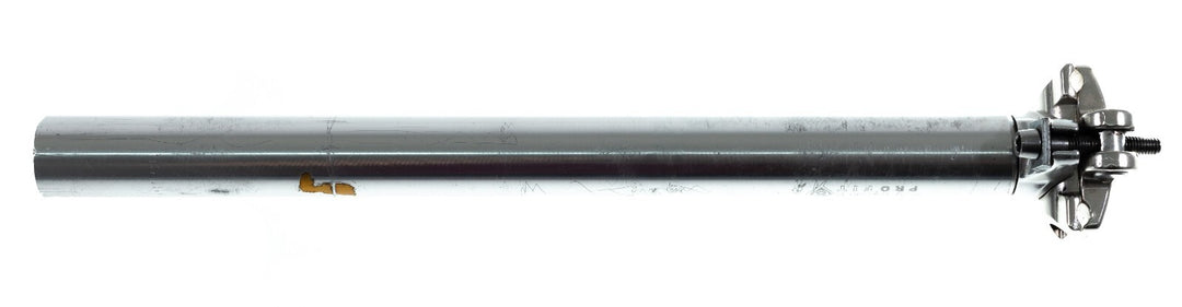 Origin8 Pro Fit Alloy Seatpost 27.2x 400mm 0mm OS SILVER Road Bike Gravel MTB