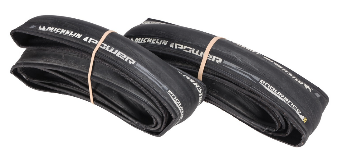Michelin Power Endurance 25 Clincher Road Bike Tires 700 x 25c 1 PAIR Triathlon