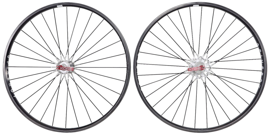 Spinergy Spox 26" Alloy 9/10s Carbon Spoke Mtn Bike Wheelset Shimano QR Vintage