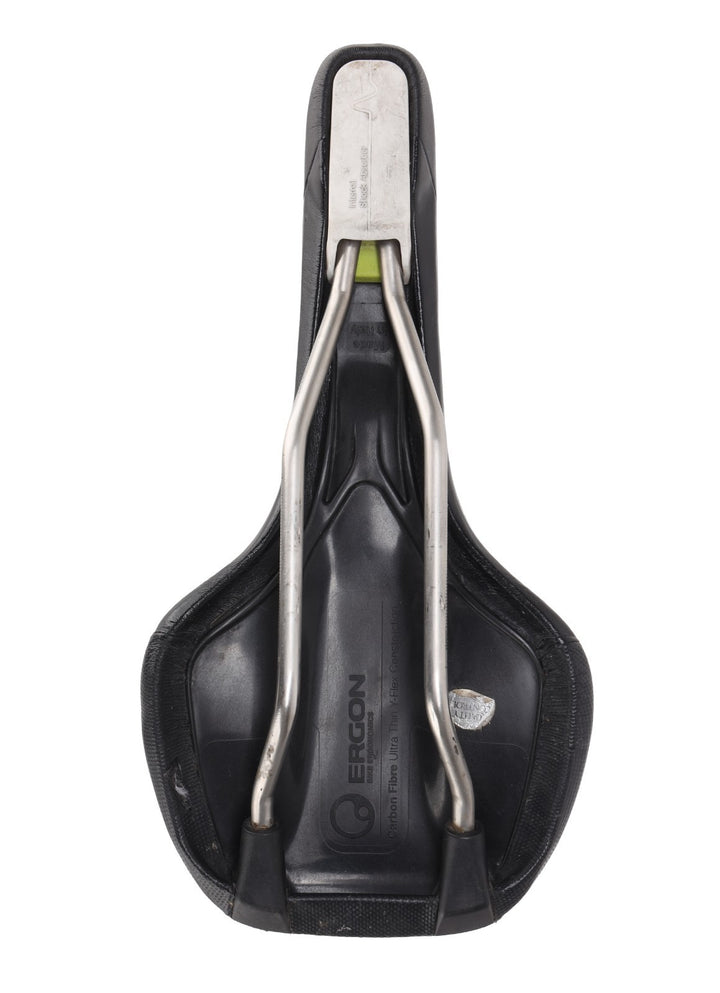 Ergon SM3 Pro Mens Mountain Bike Saddle S/M 144mm 7 x 7mm TiNox Carbon Shell