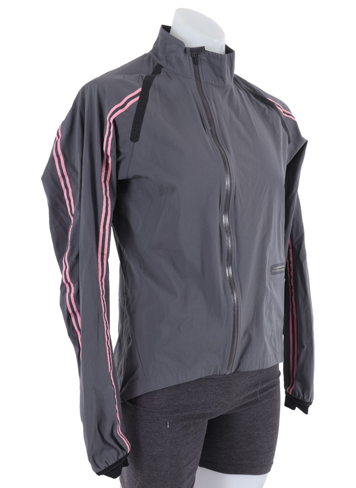 Rapha Classic Wind Jacket Men LARGE Gray Lightweight Road Bike Gravel Packable