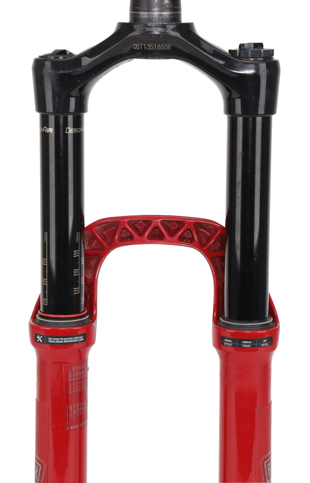 RockShox Lyrik Ultimate 29 Mountain Bike Fork 160mm RED DebonAir 15x 110mm Trail