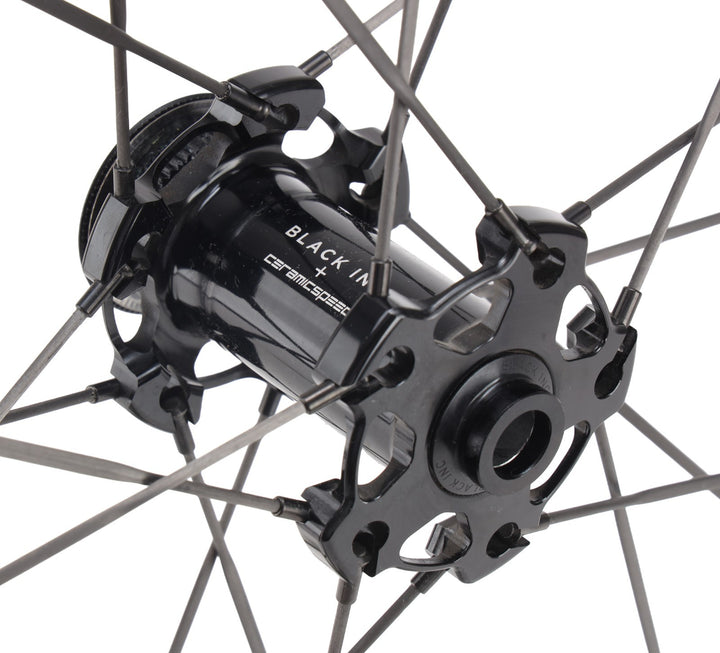 Black Inc 48|58 UD Carbon Spoke Tubeless CL Disc 12s Road Bike Wheelset SRAM XDR