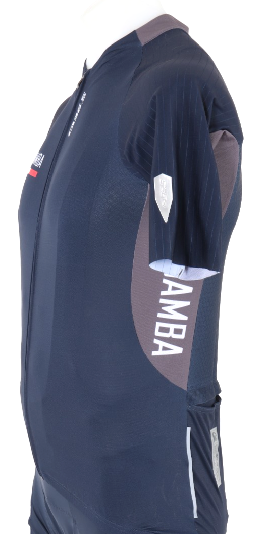 Castelli inGamba Pro Q36.5 Short Sleeve Road Bike Jersey Men XS Blue Italy Race