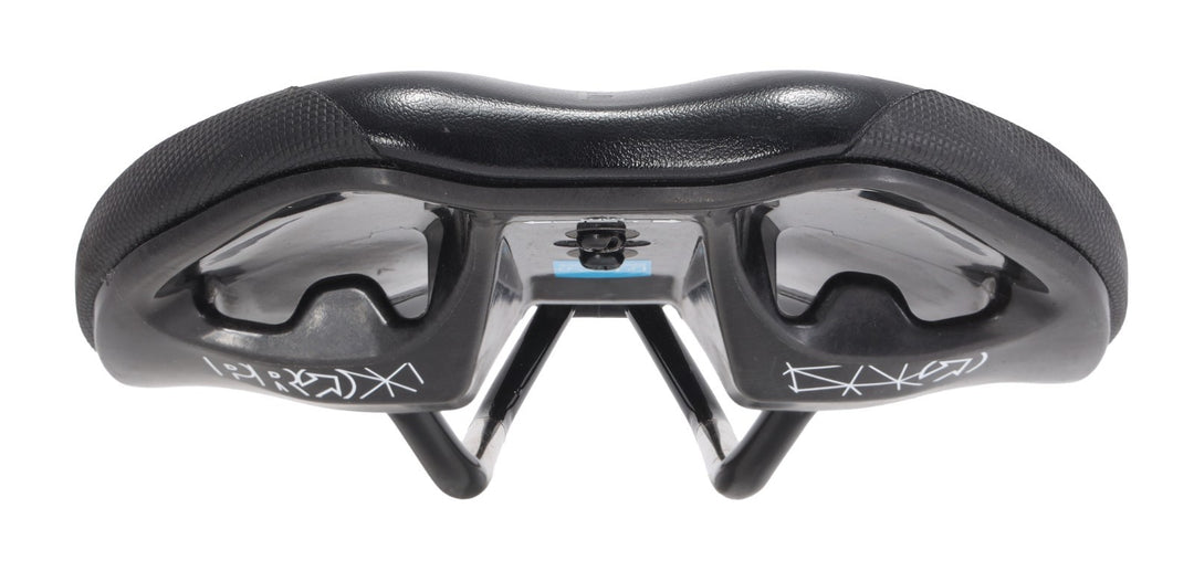 PRO Turnix Offroad Carbon Road Bike Saddle 152mm 7 x 7mm INOX Rails Gravel BLACK