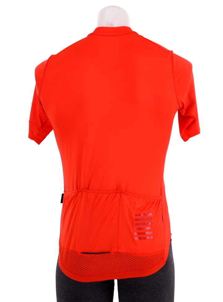 Rapha Pro Team Fly Weight Short Sleeve Jersey Men LARGE Orange Road Bike Gravel