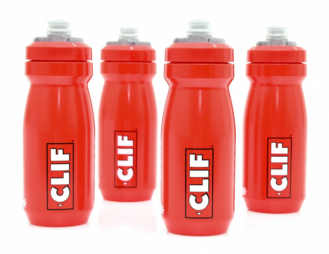 CamelBak Podium CLIF BAR 21 Oz Sport Water Bottle 4 PACK Red Black Bike Run Hike