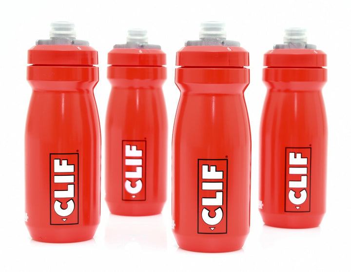 CamelBak Podium CLIF BAR 21 Oz Sport Water Bottle 4 PACK Red Black Bike Run Hike