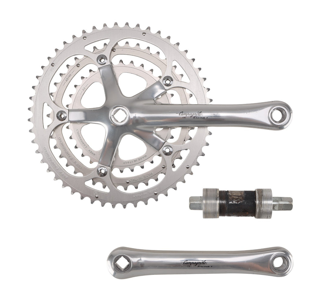 Campagnolo Racing T 3 x 9 Speed Road Bike Crankset 175mm 52/42/32T w/BB Triple