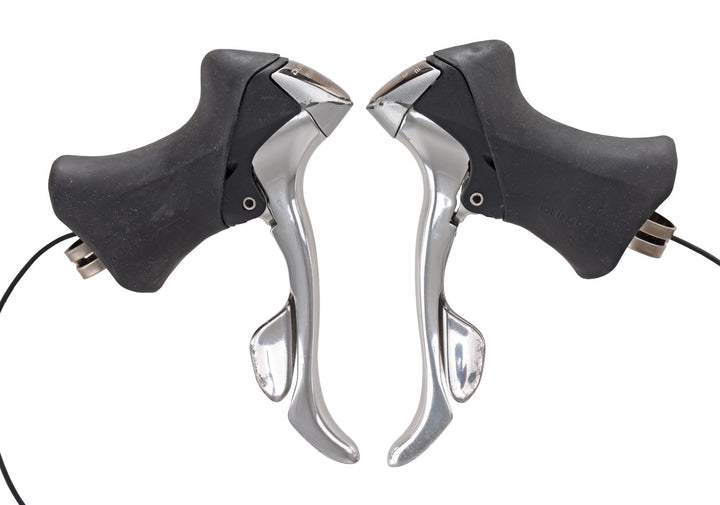 Shimano Dura-Ace ST-7700-C STI 2 x 9s Road Bike Shifters w/ Flight Deck SC-6501